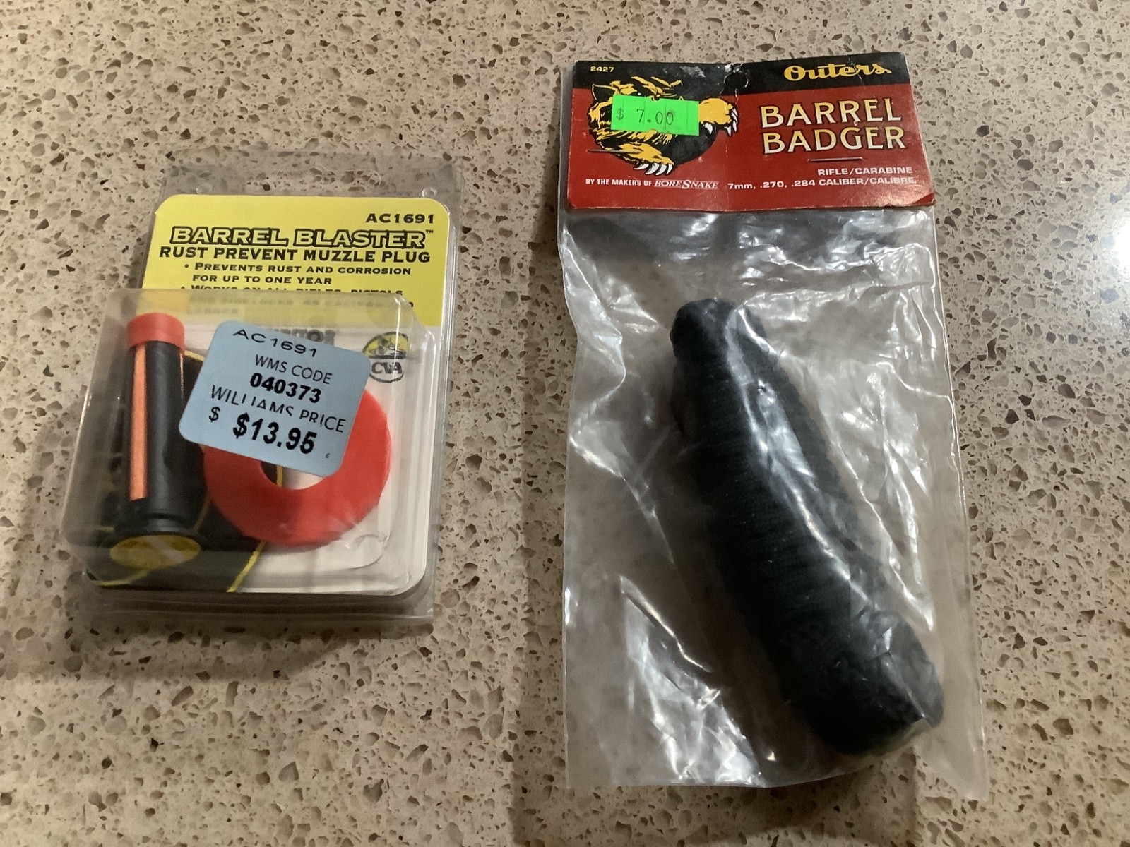 Muzzle Plug AC1691 CVA BARREL BLASTER Rust Prevent & 7mm, 270, 284 Rifle Cleaner
