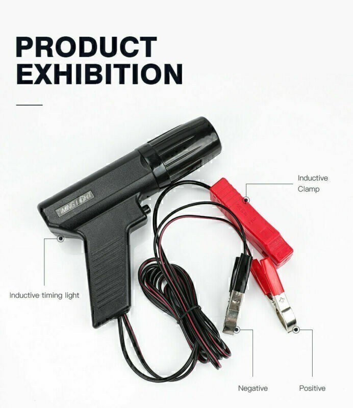 For Pickup Engine Ignition Timing Gun Detector Xenon Light Inductive Strobe Test