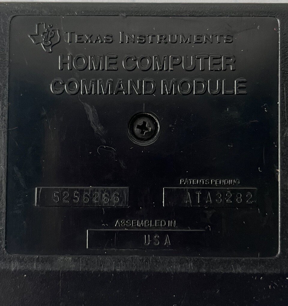Texas Instruments Home Computer Command Module Mind Challengers Game Cartridge