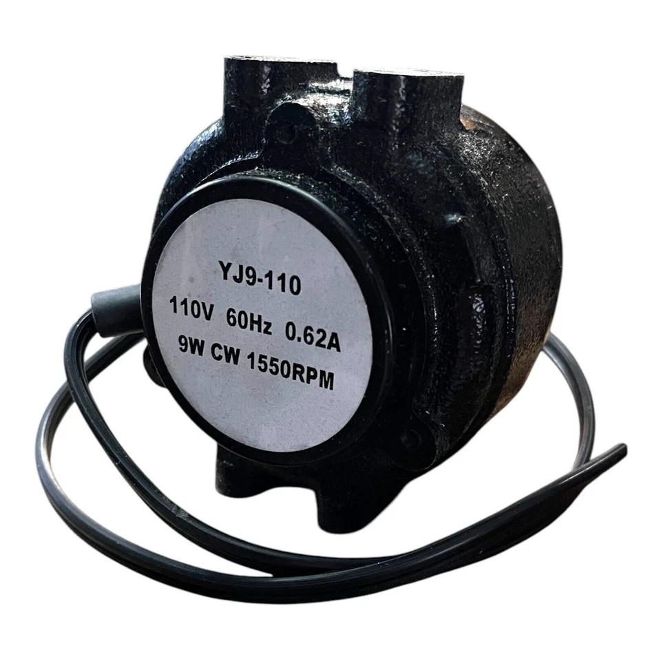  YJ9-110 Evaporator Fan Motor 800448 110 Volts 60 Hz 9 Watts 1550 RPM