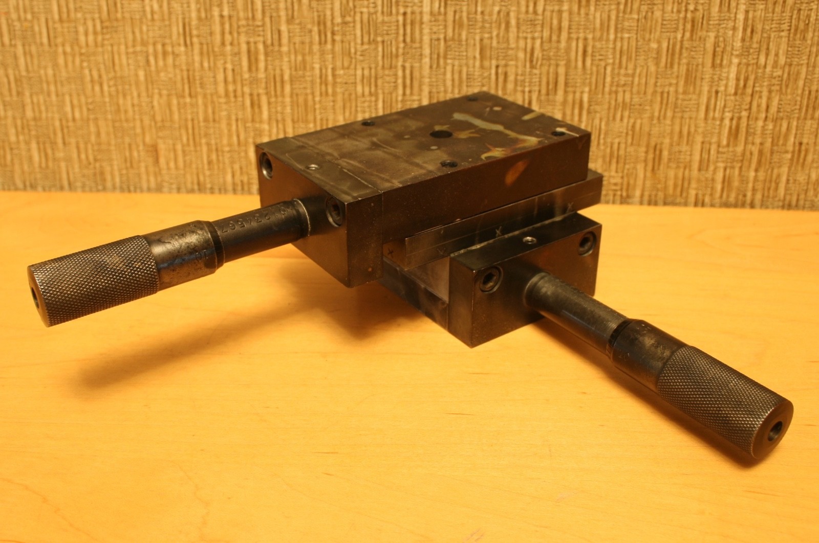 Vintage Shop Made Micrometer Cross Slide in Good Working Condition