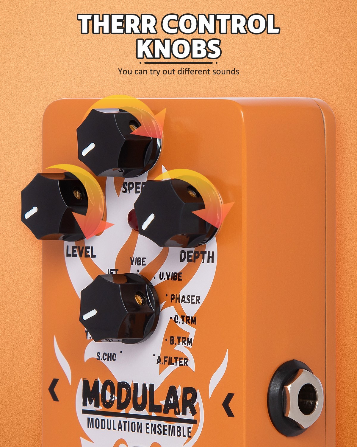 STRICH Multi Modulation Guitar Effect Pedal 11 Mode True Bypass Chorus / Flanger