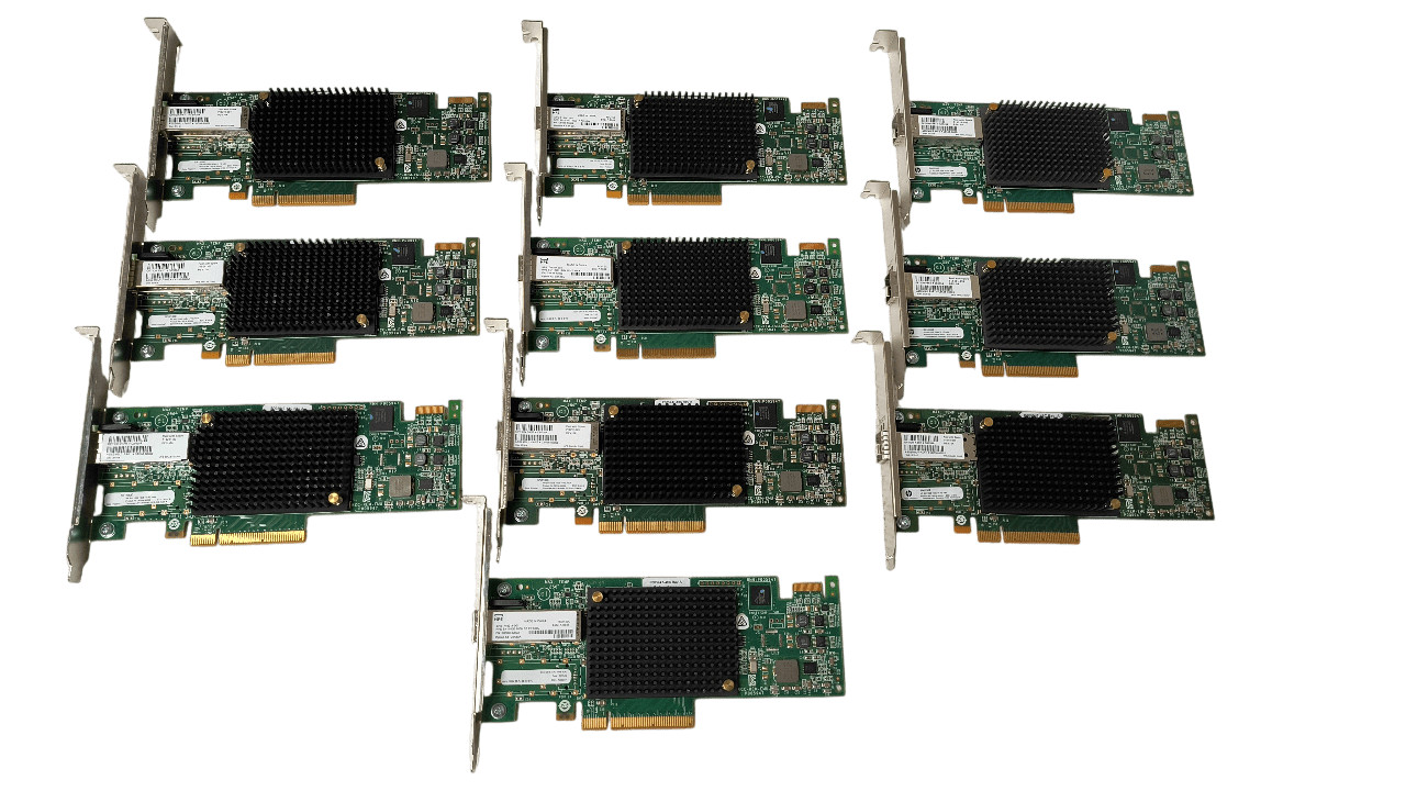 Lot of 10 719211-001 HP LPE1600 SN1100E Single Port 16GB Full Height No SFP