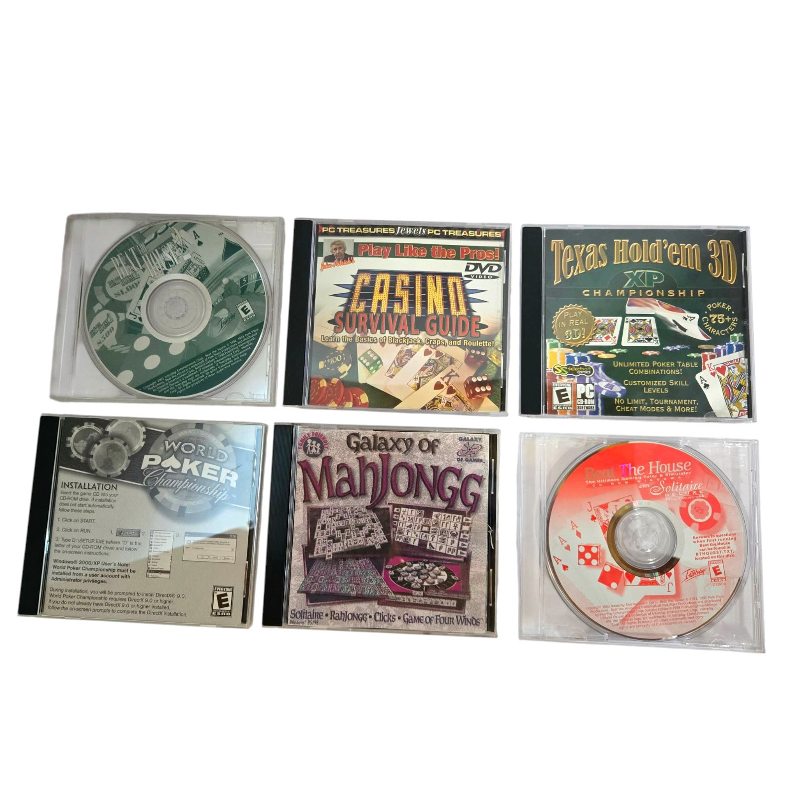10 - Vintage PC CD-ROM - Computer Software Games and Productivity CDs