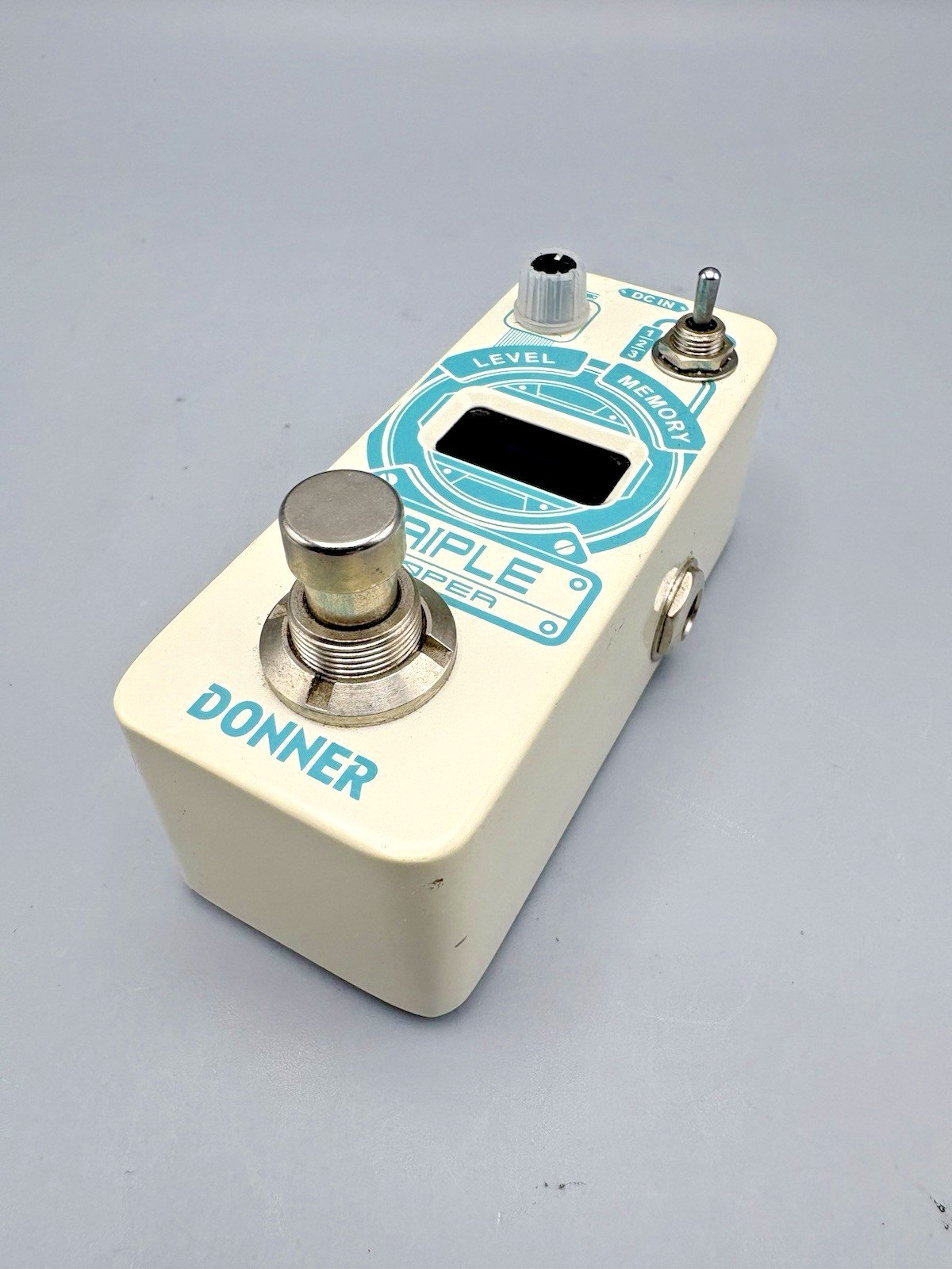 Donner Triple Looper Guitar Effect Pedal 90 mins Looping Time w/ Screen 3 Loop