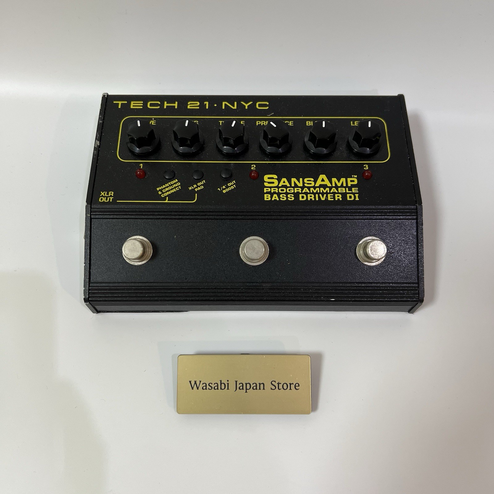 Tech 21 SansAmp Programmable Bass Driver DI Japan Used Tested