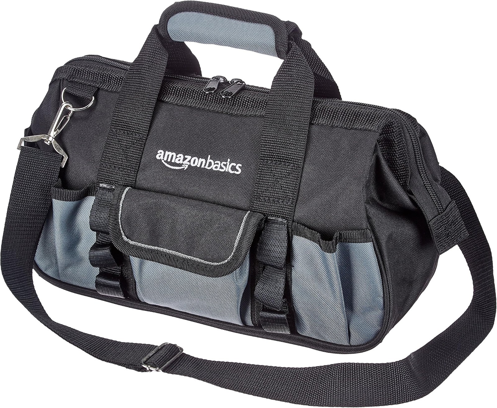 Amazon Basics Durable Wear-Resistant Tool Storage Bag with Adjustable Shoulde...