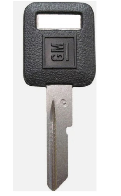 Late Style "C" Ignition Key Blank For 1969-1981 Buick Chevy Oldsmobile Pontiac
