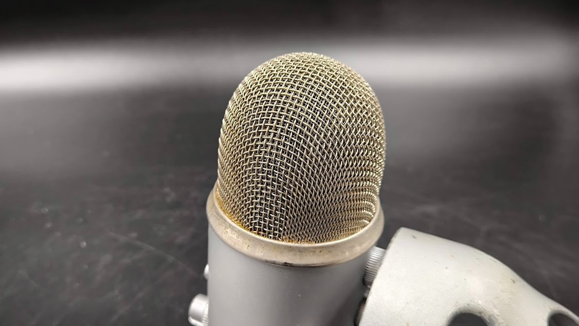 Blue Yeti Microphone Used Working Silver