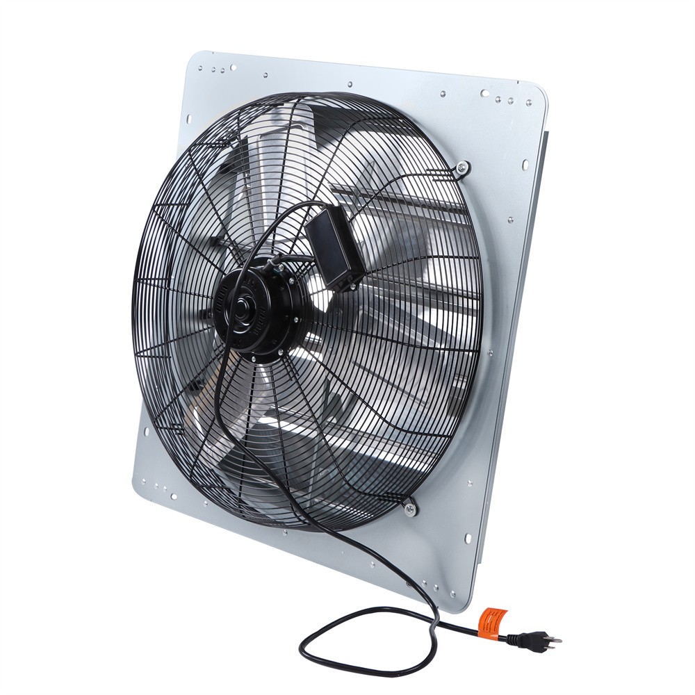 24 Inch Shutter Exhaust Fan W/ Speed Controller 4120 CFM High Speed Wall Mounted