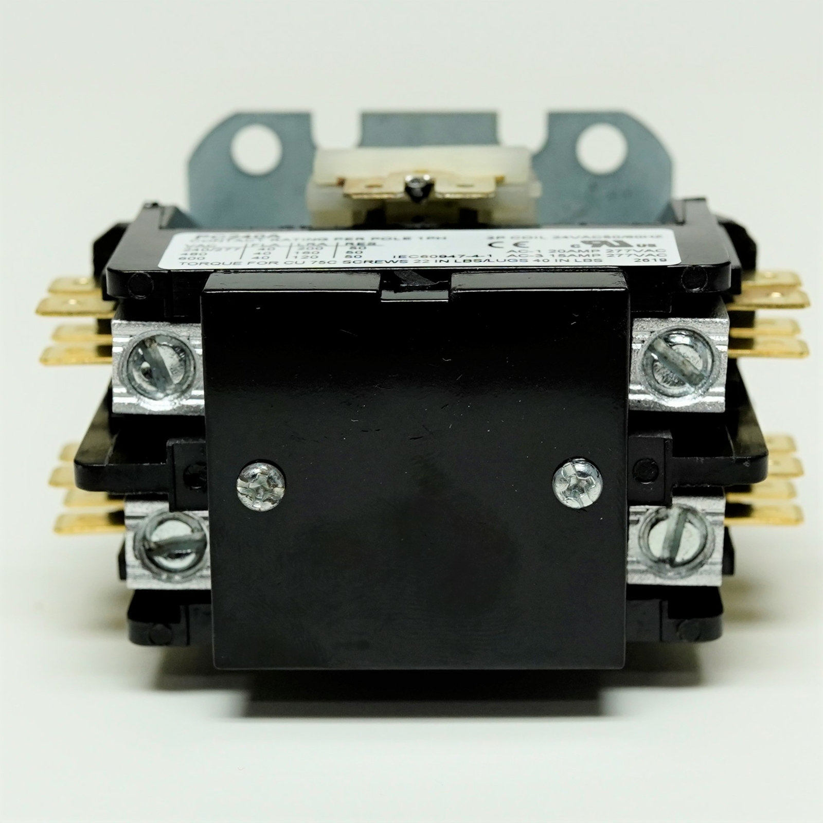 Contactor Double Two Pole 40 Amp 24 Volts Air Conditioning PC240A