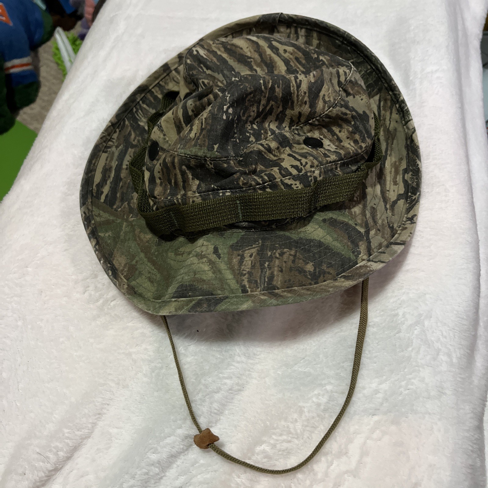 US Military Boonie Hat Hot Weather Hat Military Spec 43577 Size 7 Camo