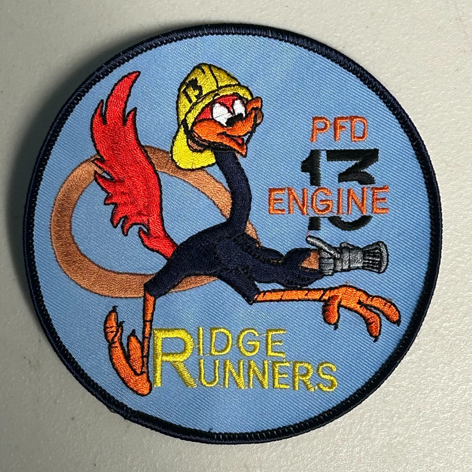 Philadelphia PA Engine 13 Ridge Runners Patch Old Original and Rare P3