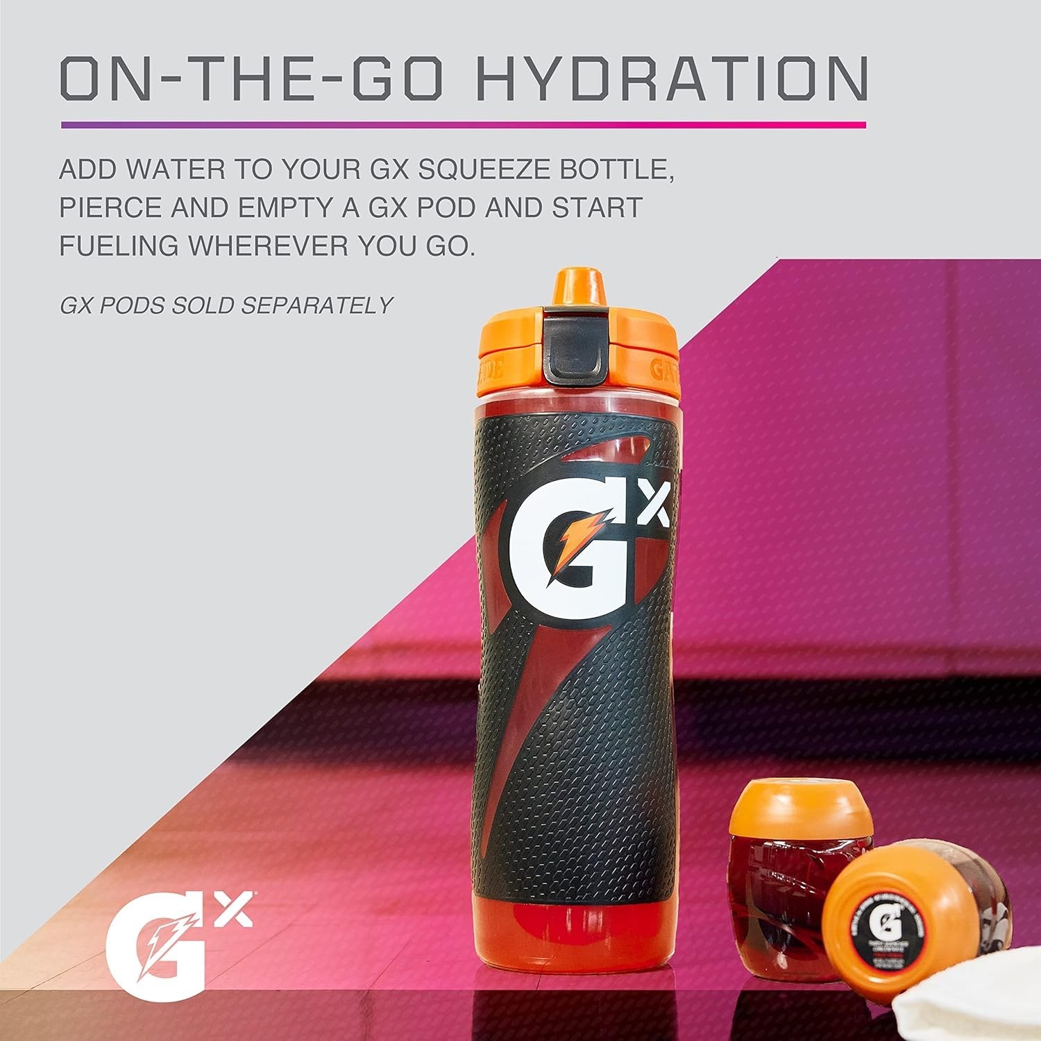 Gx Bottle , Black, 30oz