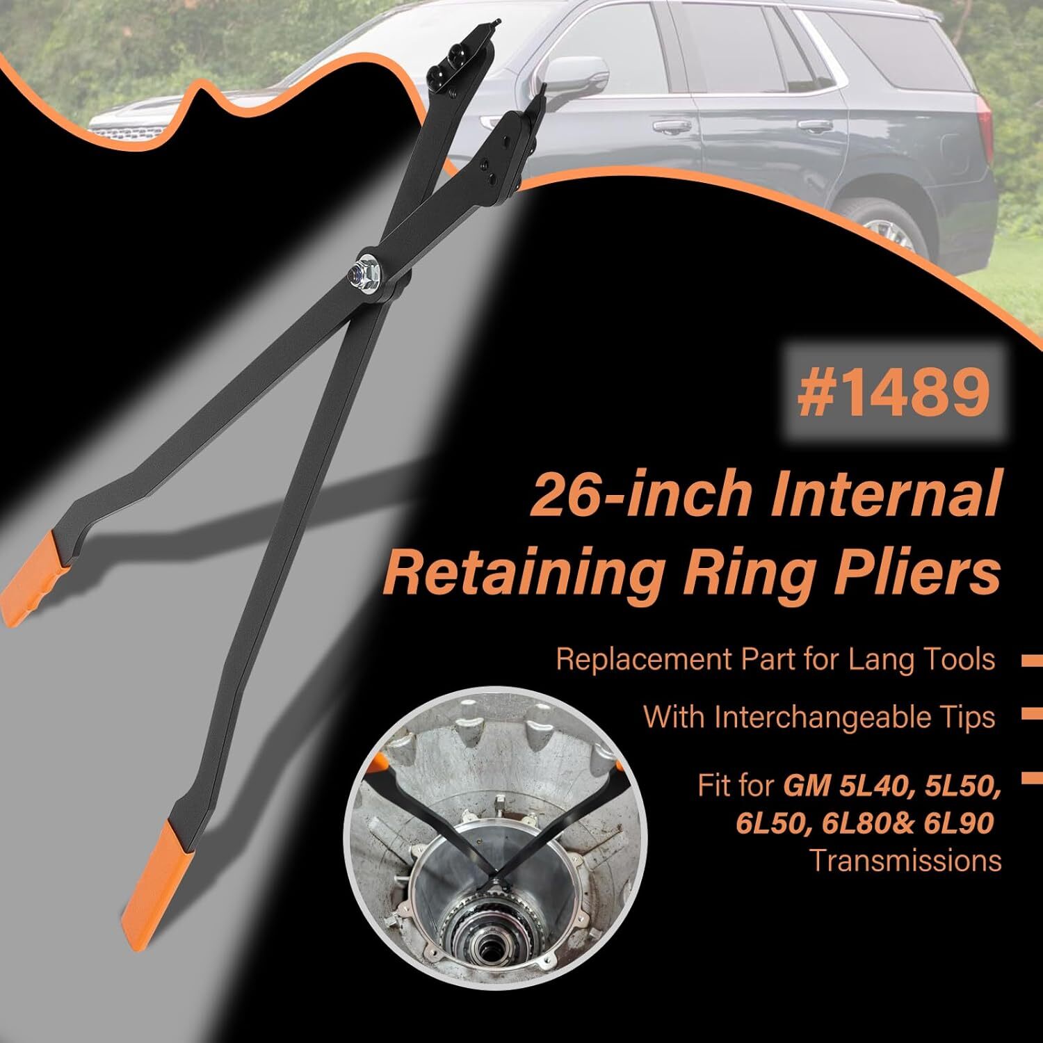 26" Heavy Duty Snap Internal Retaining Ring Pliers Large Internal Retaining Tool