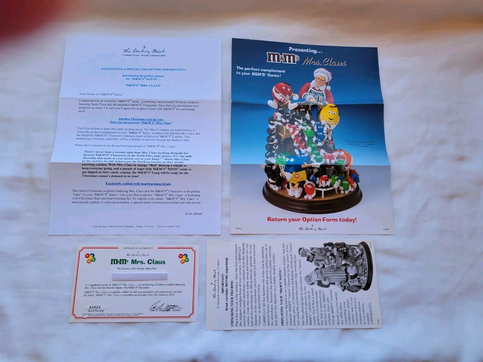 Danbury Mint M&M's Mrs. Claus
