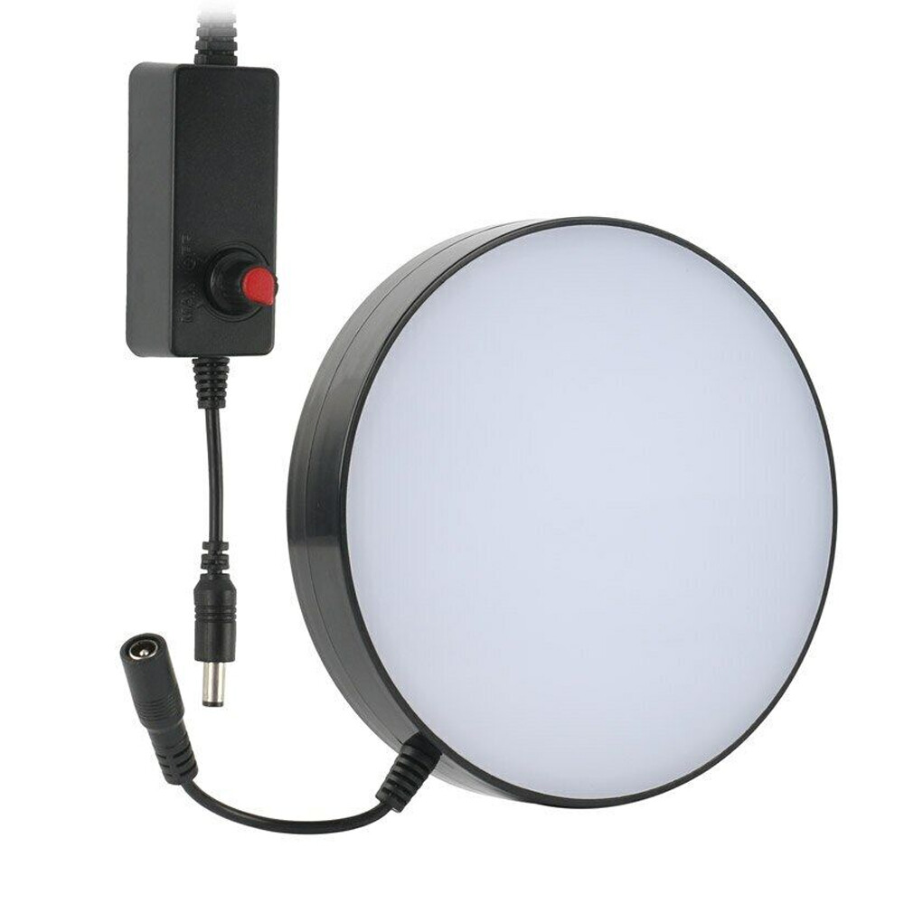 100-240V Adjustable Brightness LED Ring Bottom Light Source f Stereo Microscope