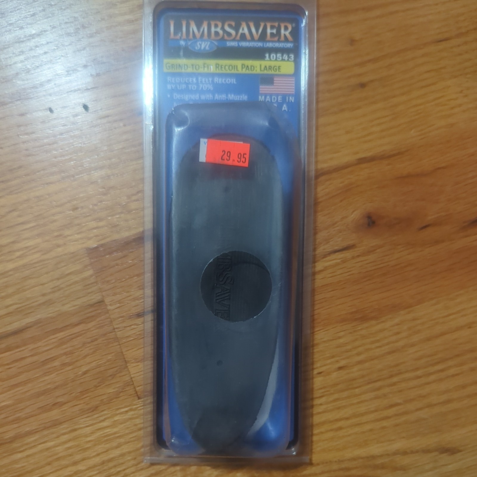 LimbSaver Grind-to-Fit Recoil Pad, Standard Stocks, Large