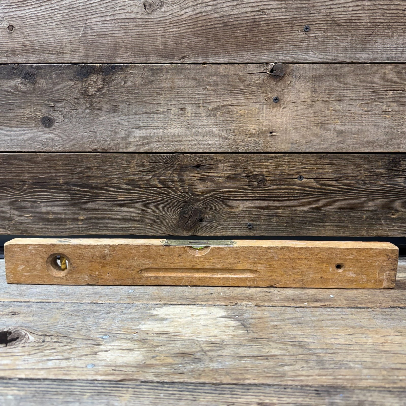 Wood 18" Bubble Level, Made in Japan