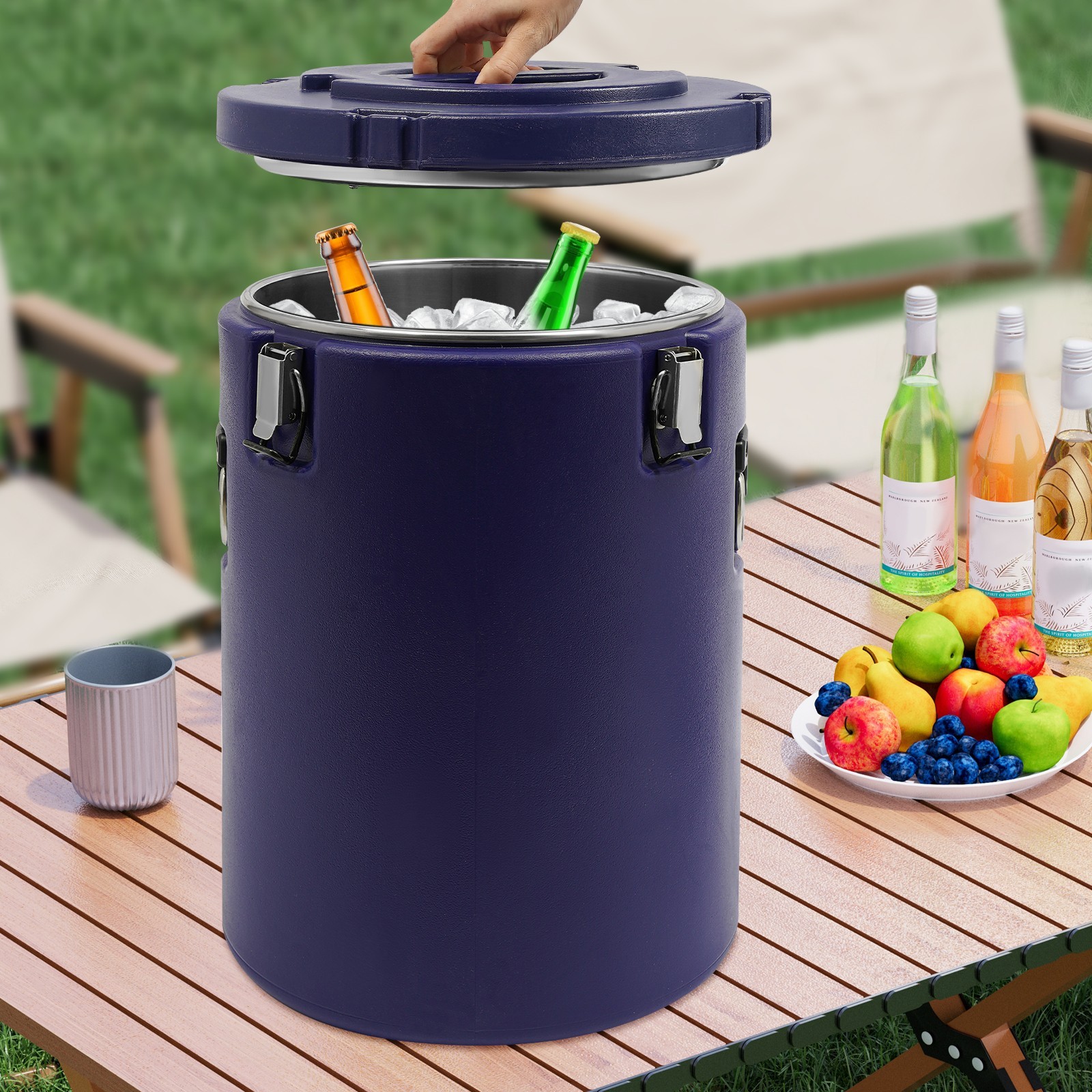 Large Capacity 35l Thermo Barrel Keep Warm And Cold Stainless Steel Insulation