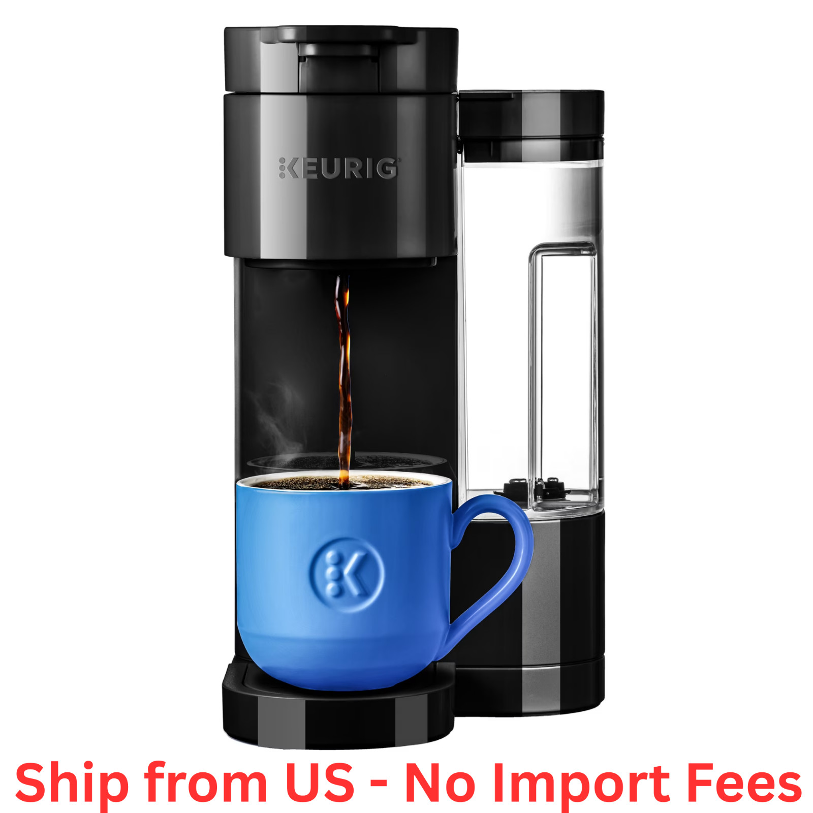 Keurig K-Express Essentials Black Single-Serve K-Cup Pod Coffee Maker, Free Ship