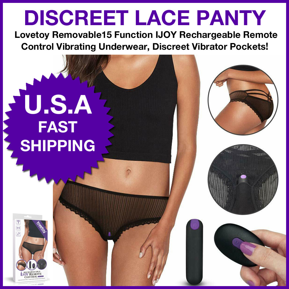 Lovetoy IJOY Rechargeable Remote Control Panty Vibrator, Wearable, 10 Function