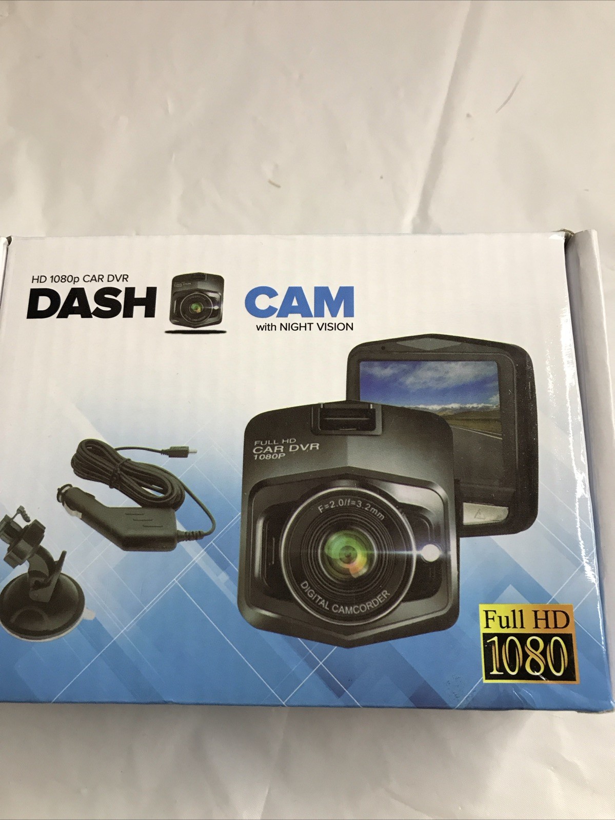 HD 1080p Dash Cam with Night Vision Car DVR