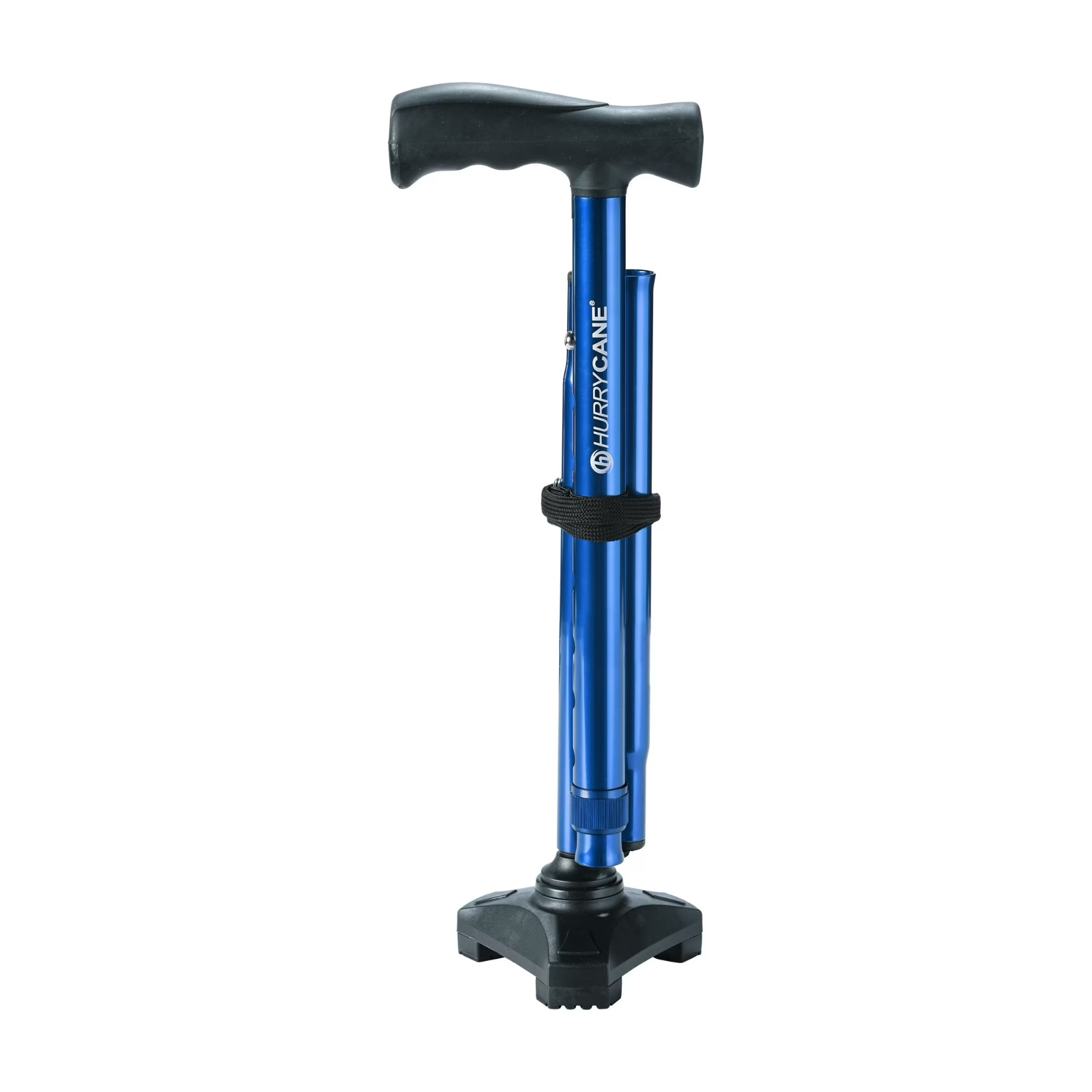 HurryCane Freedom Edition Folding Cane with T Handle, Blue