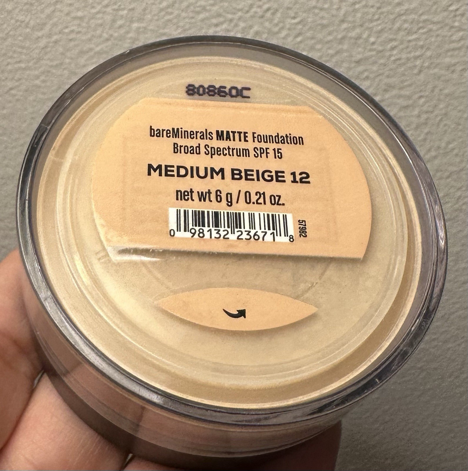 BareMinerals MATTE Foundation ~Medium Beige  12 ~ 6g/0.21oz