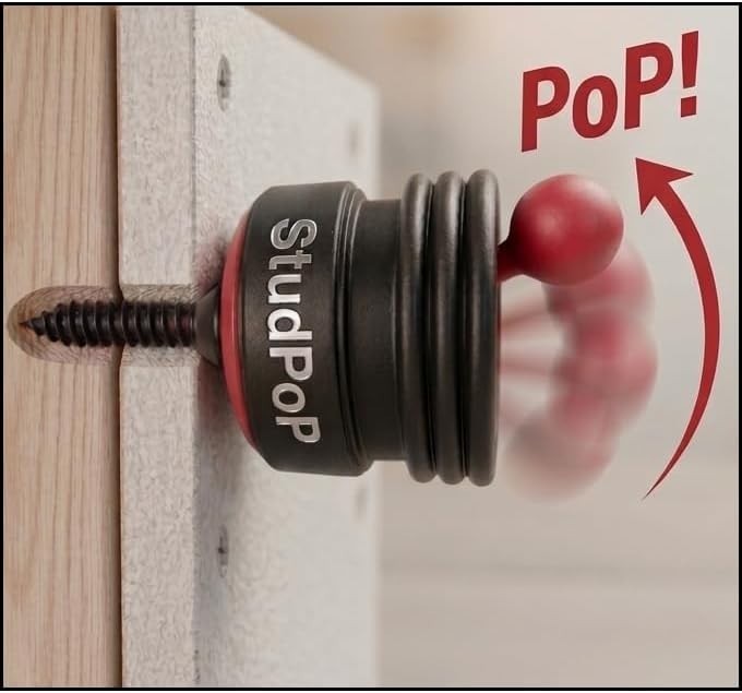 Effortless Stud Finder with Visual Cue - Perfect for Thick Walls & DIY Projects