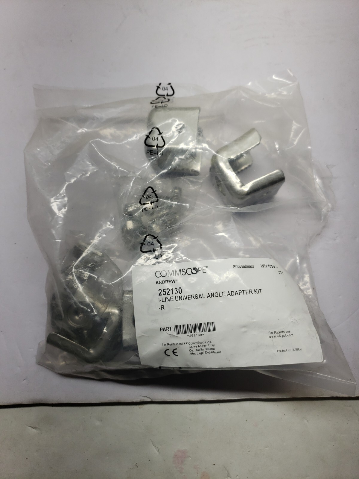 Commscope 252130 Universal Angle Adapter Kit Qty/6