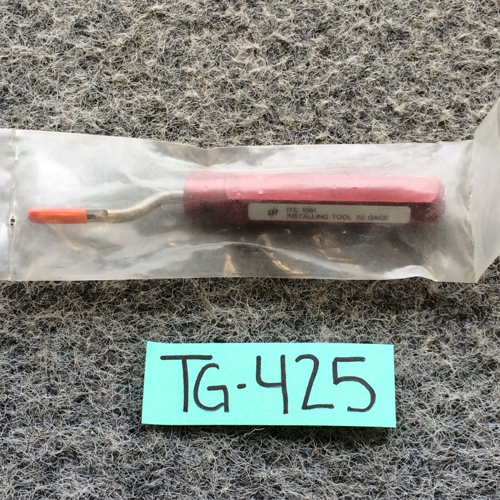 ASTRO ITC 1081 Installing Insertion Tool 20 Gage DANIELS DMC