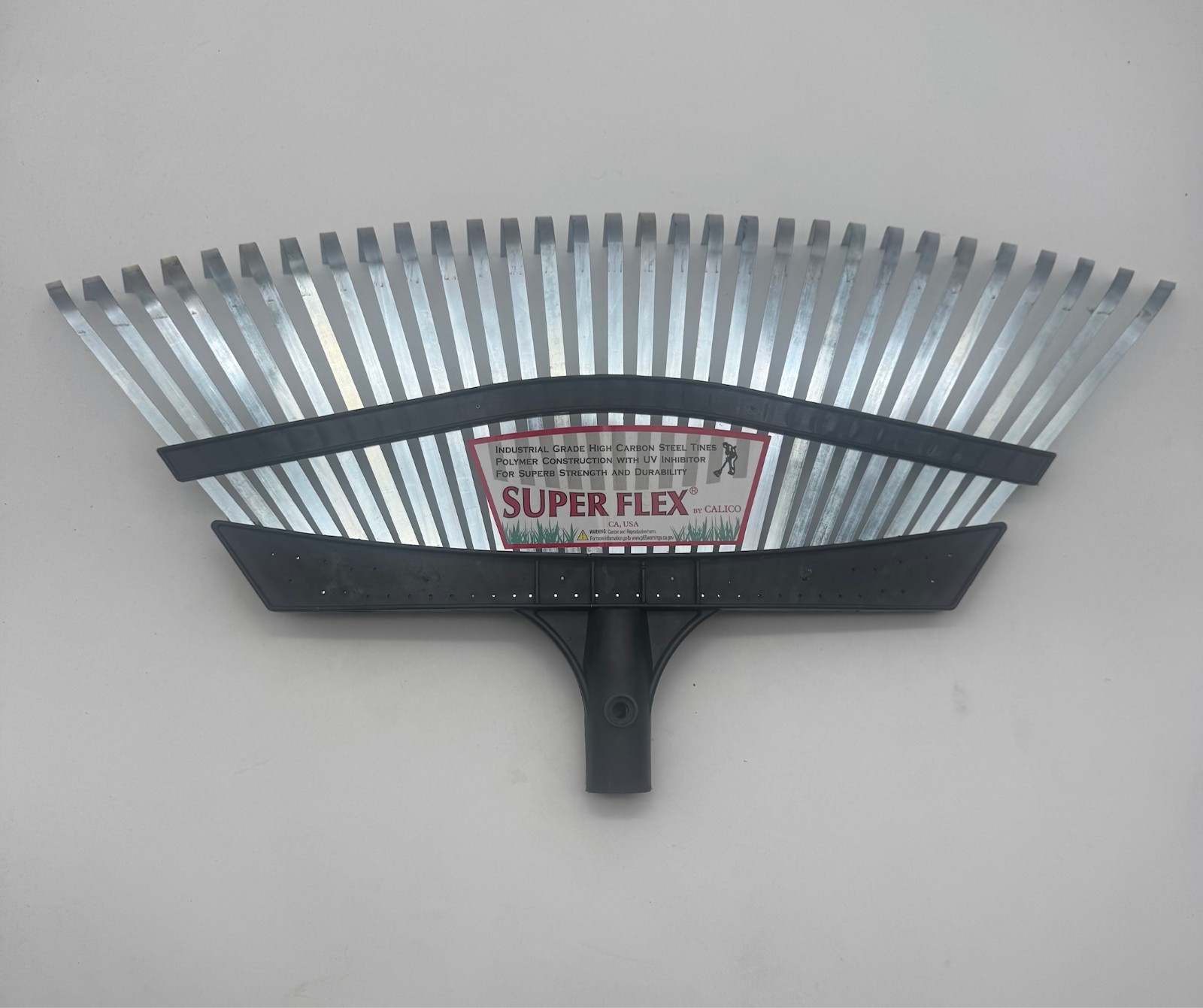 SUPER FLEX RAKE HEAD 31Tine/24Inch Poly/Steel