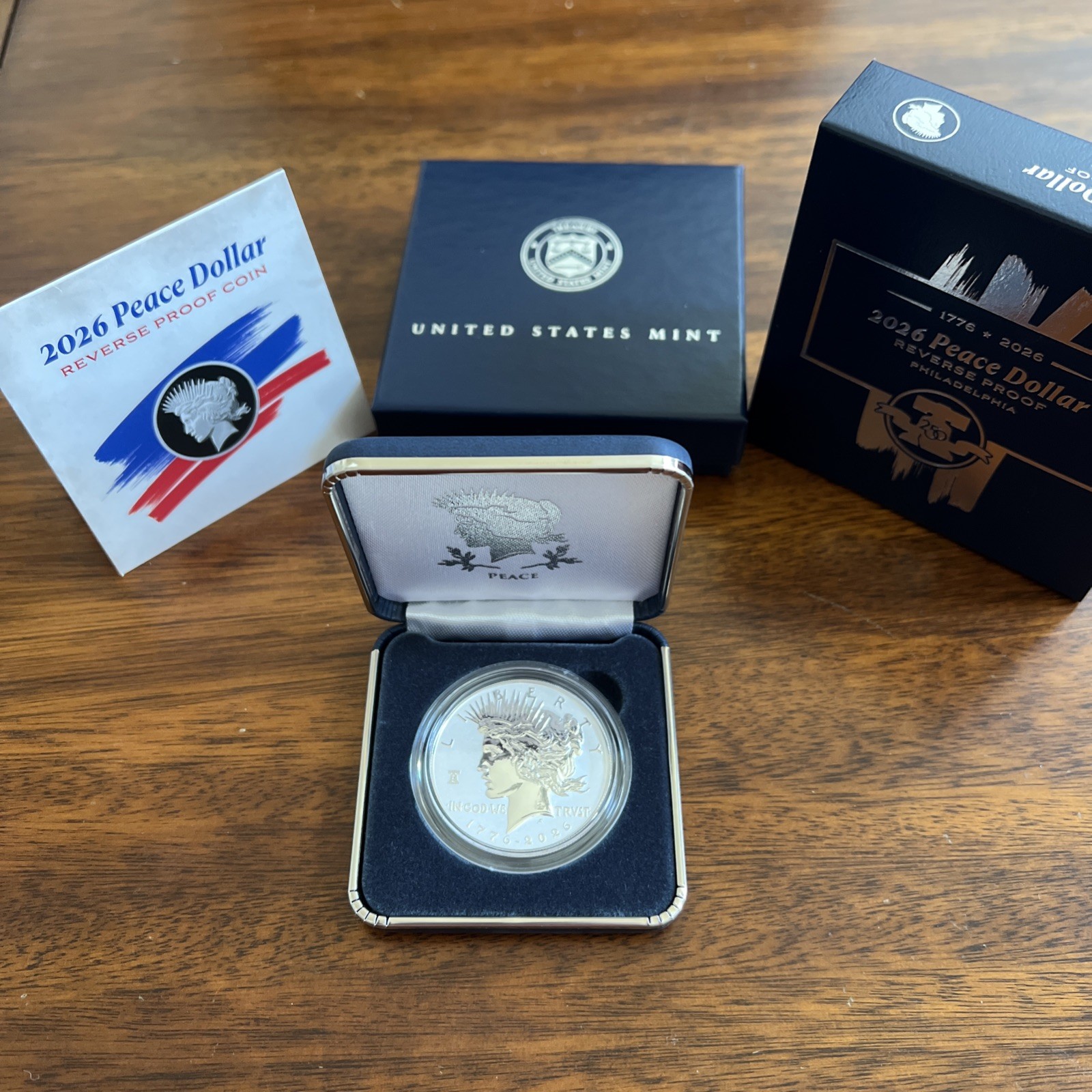 2026-P Reverse Proof Peace Dollar