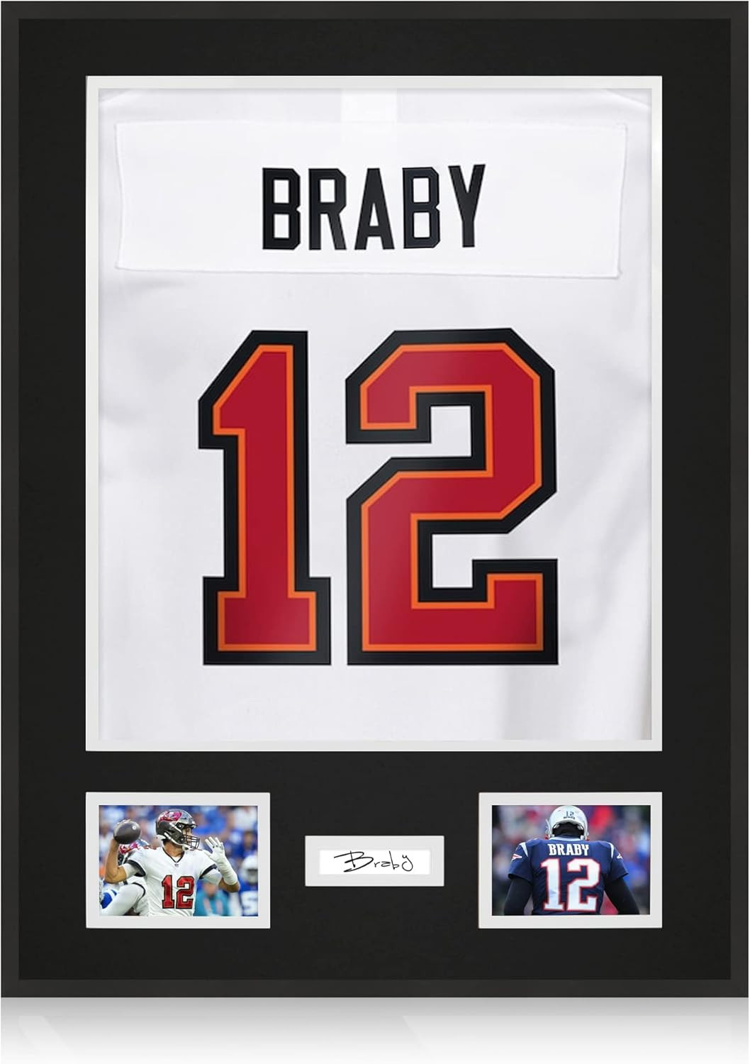 24X32 Aluminum Shadow Box Jersey Frame 1 Pack, Black Large Jersey Frame Display