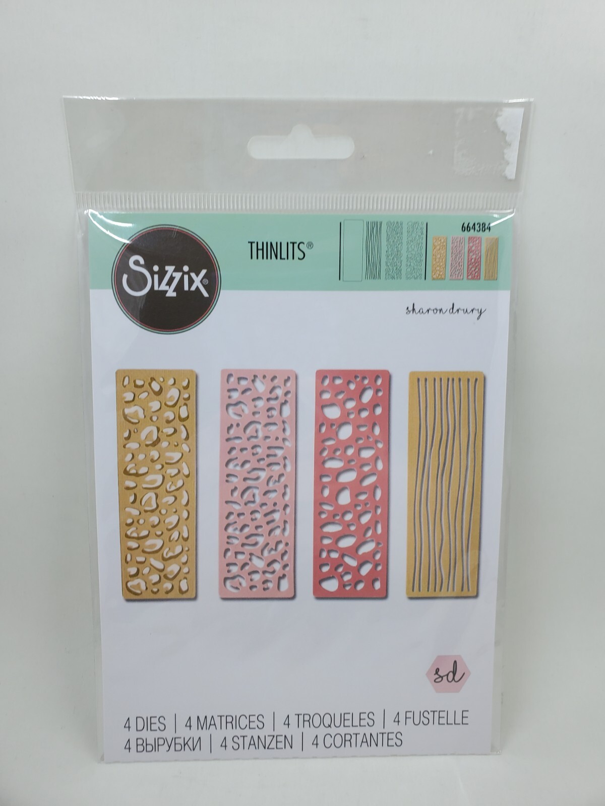 SI1 Wild Thing Sizzix Thinlits Thin Metal Die Set 664384 NEW!