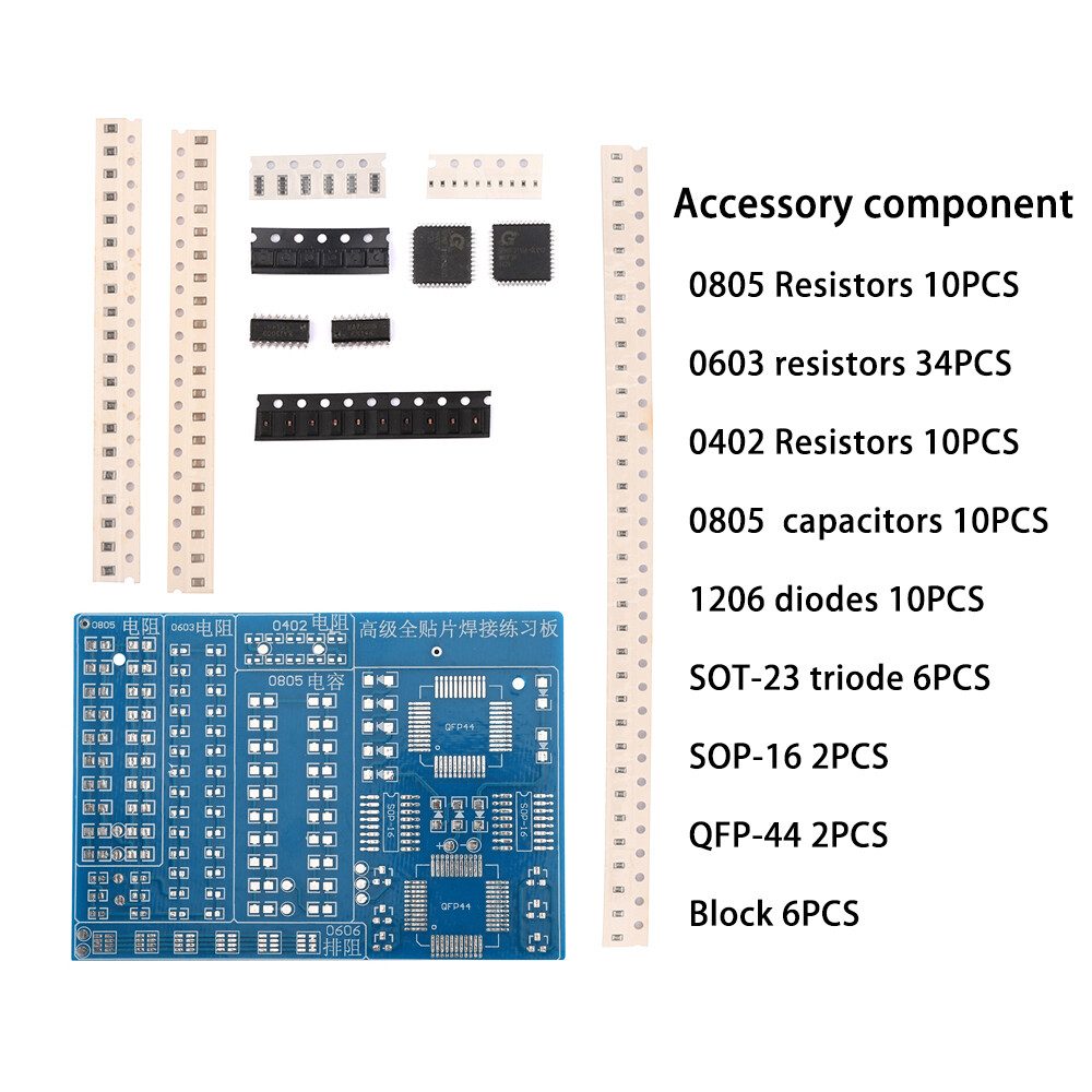 SMT SMD Component Welding Practice Board Soldering Practice DIY Kit