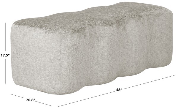Safavieh JACQUALESSA CHENILLE BENCH, Reduced Price 2172789285 SFV4849B