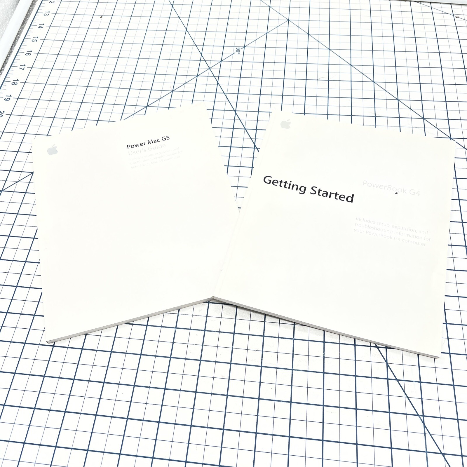(2) Apple Computer Manuals PowerBook G4 Getting Started Power Mac G5 User Guide