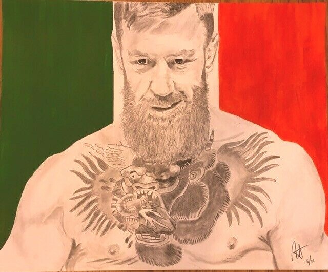 Conor McGregor Original Drawing - 14x17