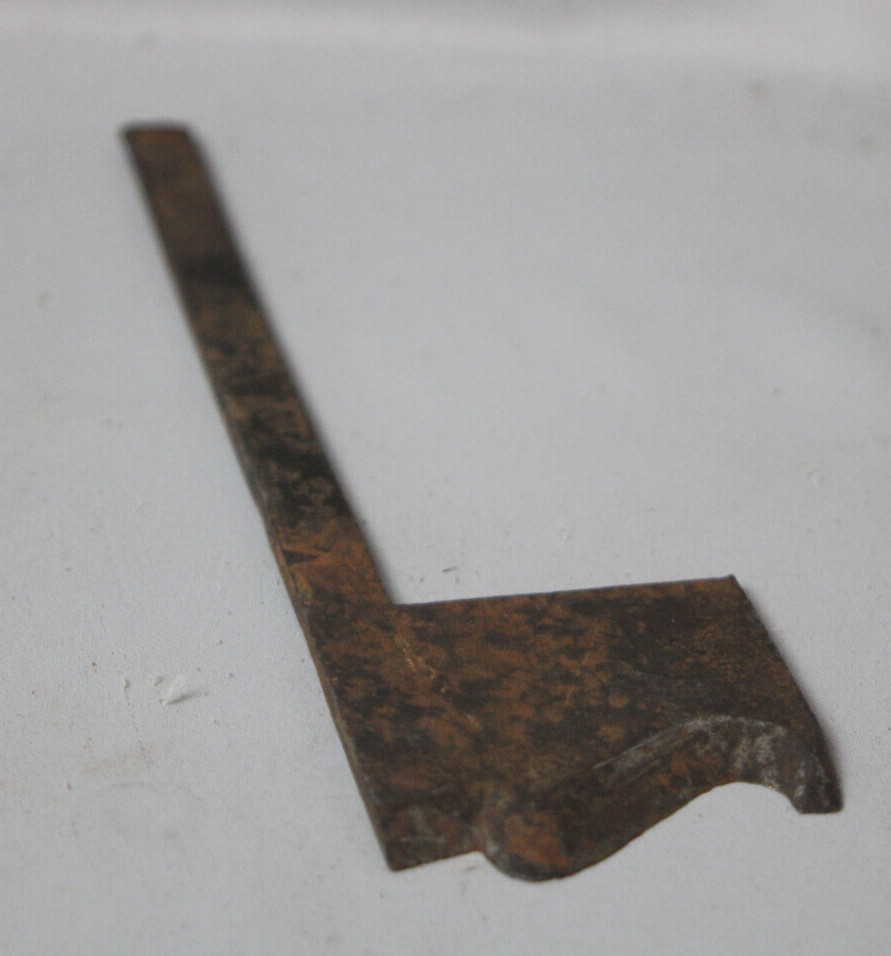 Good User Antique Vintage 2-1/4" x 7-3/8"  Complex Plane Cutter Iron  Inv#AU95