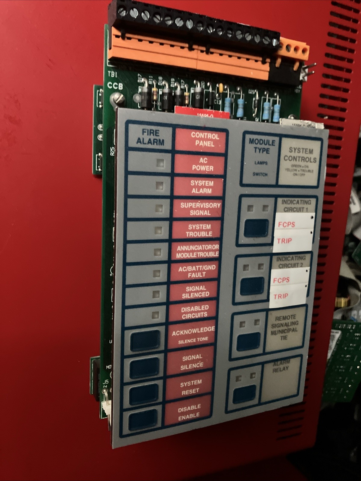 Notifier System 5000 CPU-5000 Fire Alarm Control Board Module