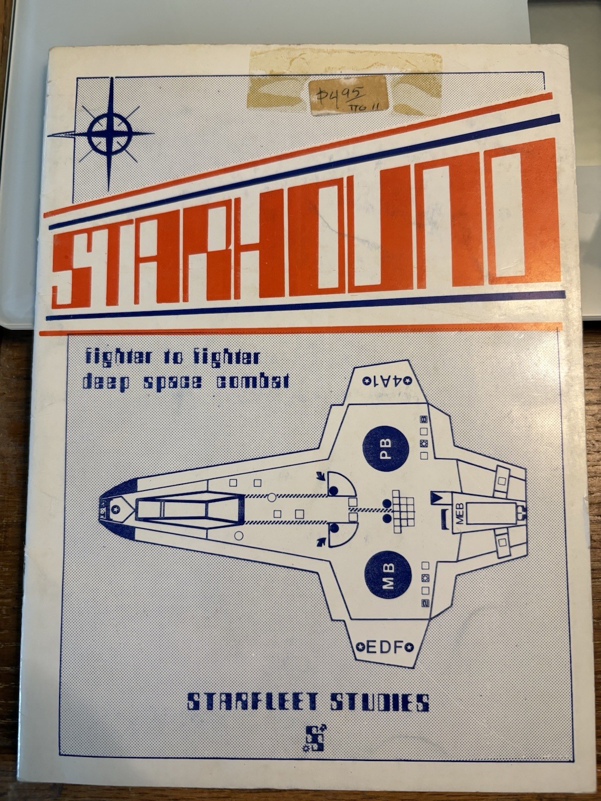 Tabletop Games Starhound Fighter to Fighter Deep Space Combat Rulebook 1981