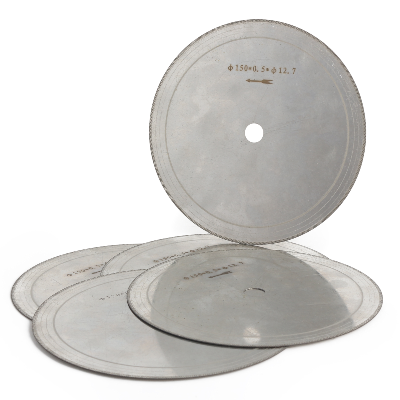 5Pcs 6" Ultra thin diamond lapidary saw blade Gems Jewelry Thin Cutting Blade