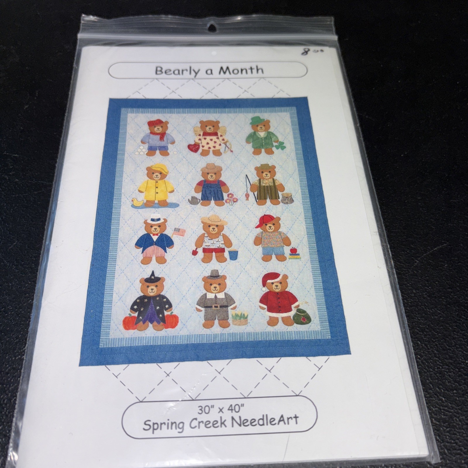 Unused New Bearly a Month Quilt Pattern