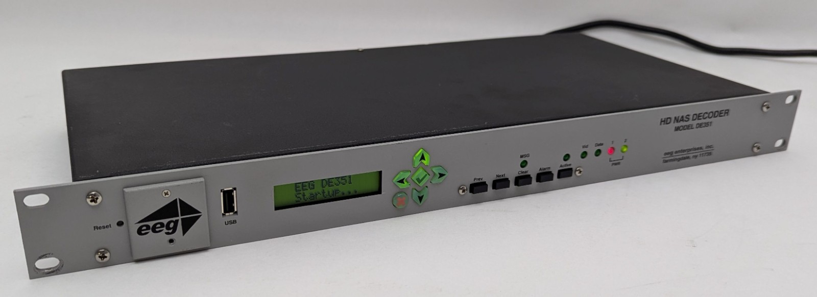 EEG DE351 HD NAS Closed Caption Decoder SDI Video Broadcast Processor AS-IS READ
