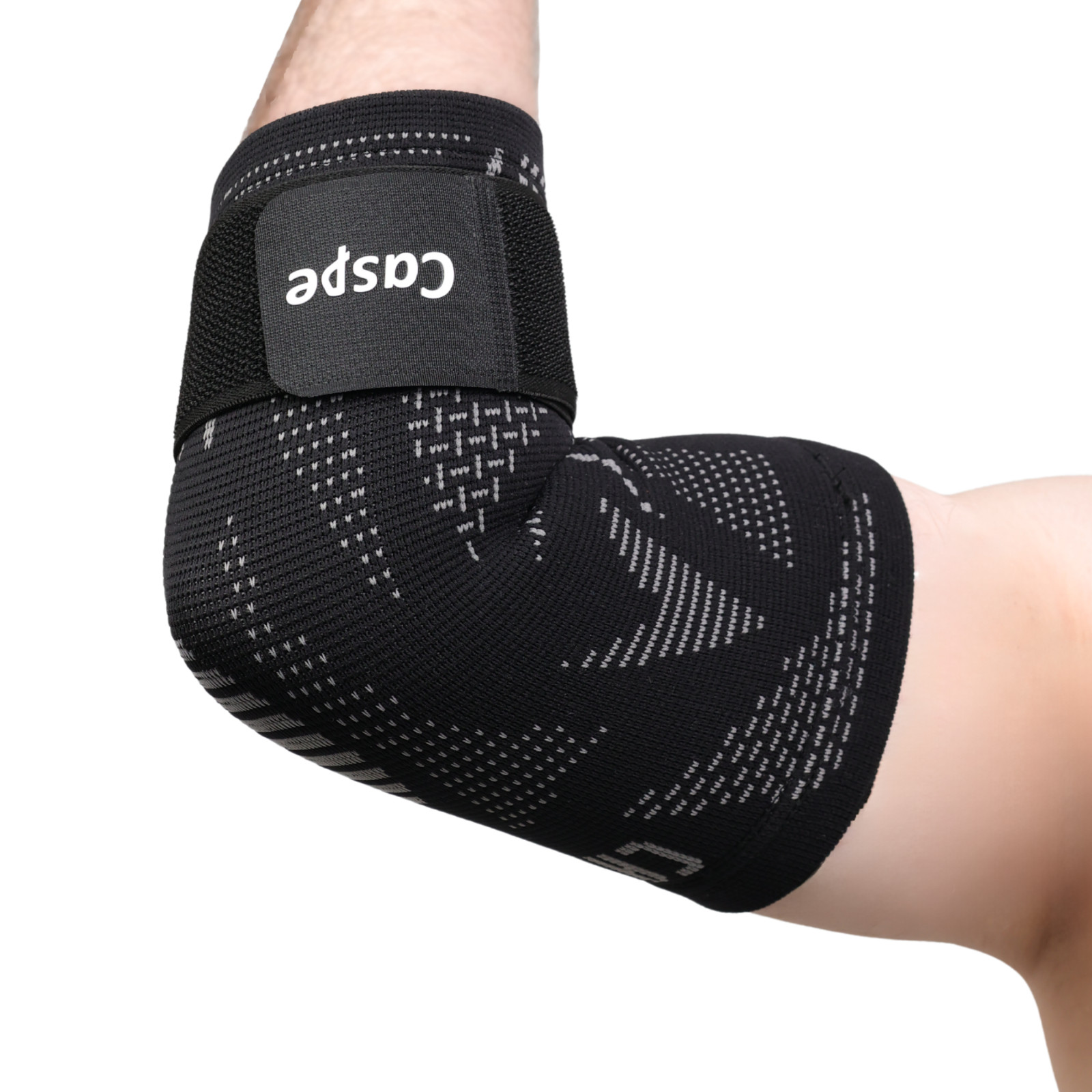 Caspe 2-Pack Elbow Sleeve Brace Wrap Adjustable Support Arm Arthritis Tendonitis