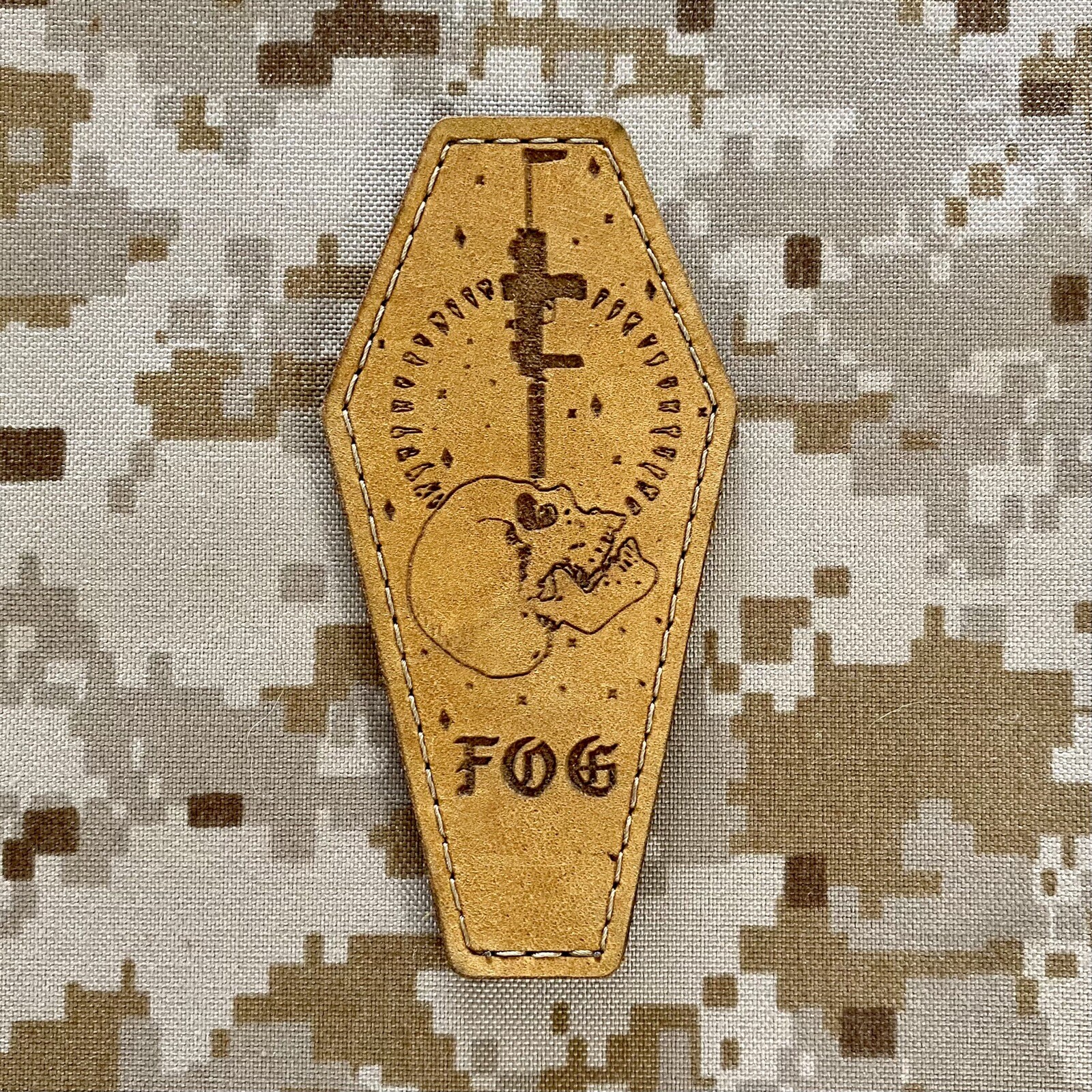 Forward Observations Group Bald Bros FOG MP7 Coffin Leather Patch