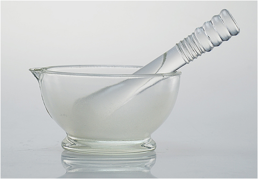 Lab glass mortar and pestle kitchen pharmacy spice 60mm( 2.36inch)new