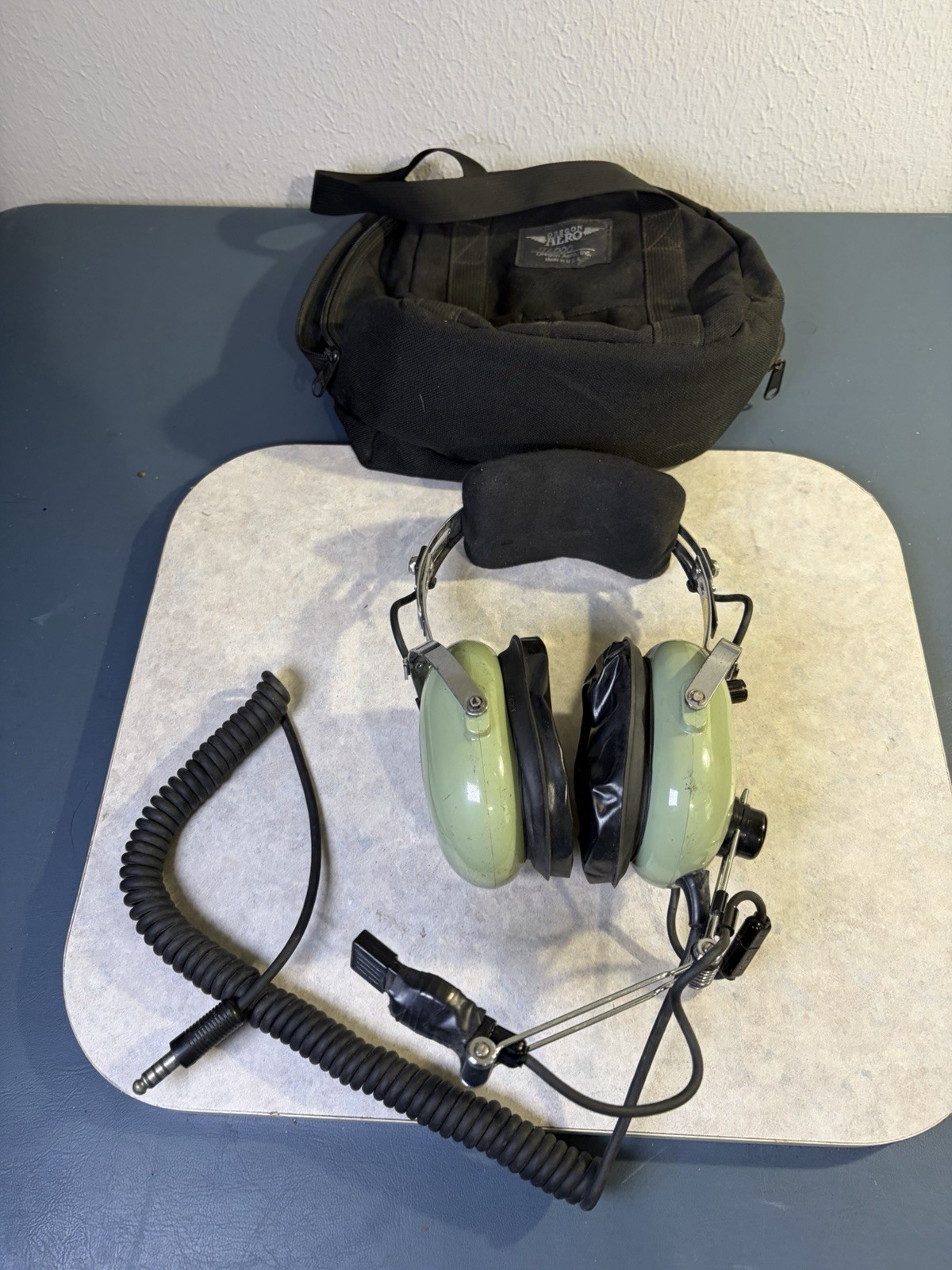 David Clark H10-76 Aviation Headset PN 12510G-21 w/ Bag